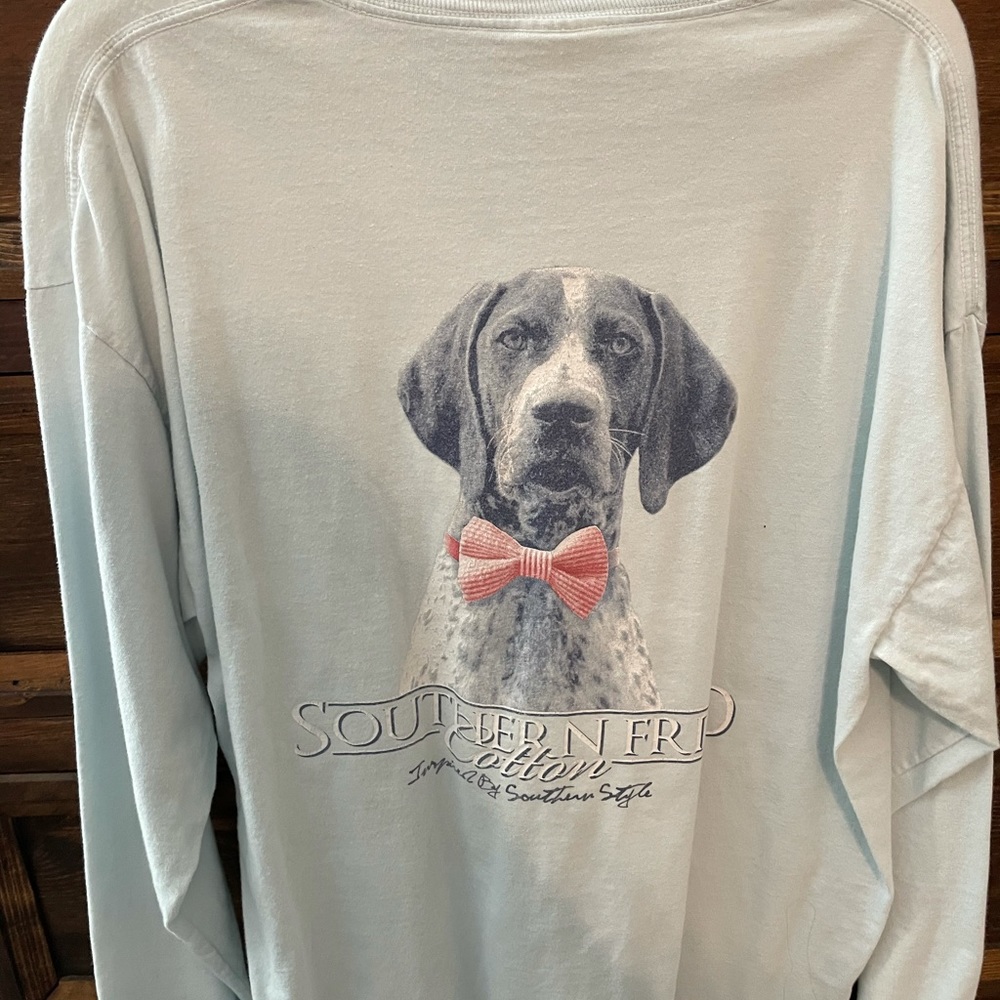 Southern fried cotton long sleeve T-shirt